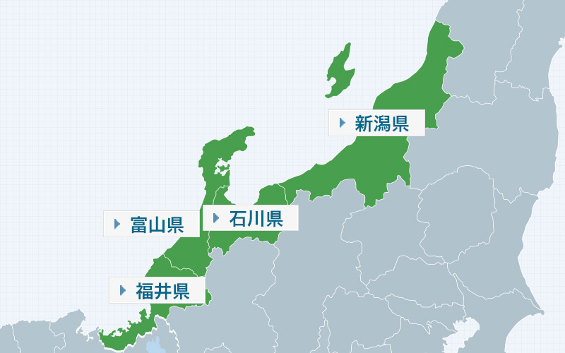 北陸地図